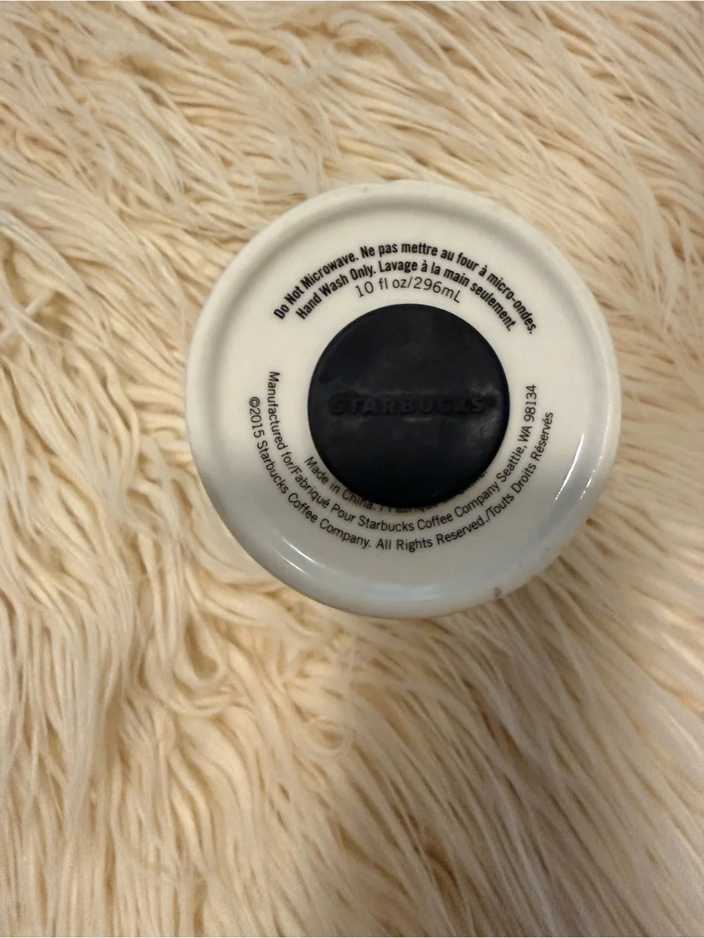 Starbucks ceramic hot travel mug